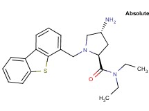 (2S,4R)-4-amino-1-(dibenzo[b,d]thien-4-ylmethyl)-N,N-diethylpyrrolidine-2-carboxamide