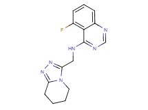 5-fluoro-N-(5,6,7,8-tetrahydro[1,2,4]triazolo[4,3-a]pyridin-3-ylmethyl)quinazolin-4-amine