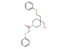 {4-(2-phenoxyethyl)-1-[(phenylthio)acetyl]-4-piperidinyl}methanol