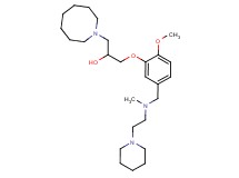 1-(1-azocanyl)-3-[2-methoxy-5-({methyl[2-(1-piperidinyl)ethyl]amino}methyl)phenoxy]-2-propanol