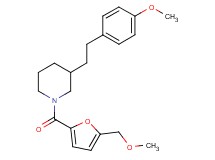 1-[5-(methoxymethyl)-2-furoyl]-3-[2-(4-methoxyphenyl)ethyl]piperidine