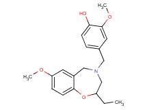 4-[(2-ethyl-7-methoxy-2,3-dihydro-1,4-benzoxazepin-4(5H)-yl)methyl]-2-methoxyphenol