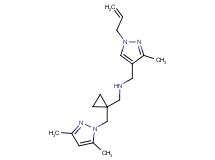 1-(1-allyl-3-methyl-1H-pyrazol-4-yl)-N-({1-[(3,5-dimethyl-1H-pyrazol-1-yl)methyl]cyclopropyl}methyl)methanamine