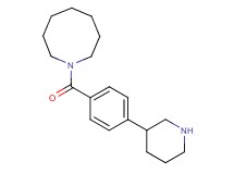 1-(4-piperidin-3-ylbenzoyl)azocane