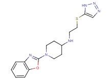 1-(1,3-benzoxazol-2-yl)-N-[2-(1H-1,2,3-triazol-5-ylthio)ethyl]piperidin-4-amine