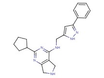 2-cyclopentyl-N-[(3-phenyl-1H-pyrazol-5-yl)methyl]-6,7-dihydro-5H-pyrrolo[3,4-d]pyrimidin-4-amine