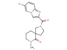2-[(6-chloroimidazo[1,2-a]pyridin-2-yl)carbonyl]-7-methyl-2,7-diazaspiro[4.5]decan-6-one