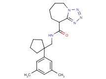 N-{[1-(3,5-dimethylphenyl)cyclopentyl]methyl}-6,7,8,9-tetrahydro-5H-tetrazolo[1,5-a]azepine-9-carboxamide