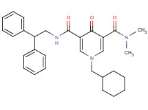 1-(cyclohexylmethyl)-N'-(2,2-diphenylethyl)-N,N-dimethyl-4-oxo-1,4-dihydro-3,5-pyridinedicarboxamide