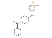 1-benzoyl-N-(1,1-dioxido-2,3-dihydro-3-thienyl)piperidin-4-amine