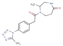 2-methyl-1-{[4-(5-methyl-1H-tetrazol-1-yl)phenyl]acetyl}-1,4-diazepan-5-one