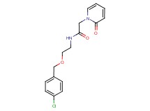 N-{2-[(4-chlorobenzyl)oxy]ethyl}-2-(2-oxopyridin-1(2H)-yl)acetamide