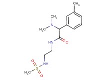 2-(dimethylamino)-2-(3-methylphenyl)-N-{2-[(methylsulfonyl)amino]ethyl}acetamide