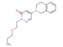 5-(3,4-dihydro-2(1H)-isoquinolinyl)-2-(2-propoxyethyl)-3(2H)-pyridazinone
