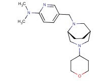 N,N-dimethyl-5-{[(1S*,5R*)-3-(tetrahydro-2H-pyran-4-yl)-3,6-diazabicyclo[3.2.2]non-6-yl]methyl}pyridin-2-amine