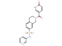 2-[(6-oxo-1,6-dihydropyridin-3-yl)carbonyl]-N-pyridin-3-yl-1,2,3,4-tetrahydroisoquinoline-7-sulfonamide