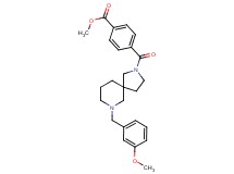 methyl 4-{[7-(3-methoxybenzyl)-2,7-diazaspiro[4.5]dec-2-yl]carbonyl}benzoate