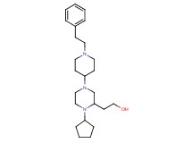 2-{1-cyclopentyl-4-[1-(2-phenylethyl)-4-piperidinyl]-2-piperazinyl}ethanol