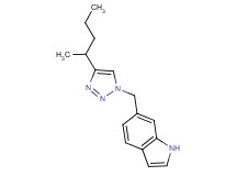 6-{[4-(1-methylbutyl)-1H-1,2,3-triazol-1-yl]methyl}-1H-indole