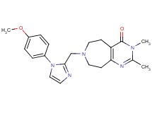 7-{[1-(4-methoxyphenyl)-1H-imidazol-2-yl]methyl}-2,3-dimethyl-3,5,6,7,8,9-hexahydro-4H-pyrimido[4,5-d]azepin-4-one