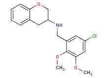 (5-chloro-2,3-dimethoxybenzyl)3,4-dihydro-2H-chromen-3-ylamine