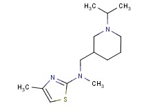 N-[(1-isopropylpiperidin-3-yl)methyl]-N,4-dimethyl-1,3-thiazol-2-amine