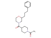 4-[(1-acetyl-4-piperidinyl)carbonyl]-2-(3-phenylpropyl)morpholine
