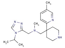 [(4-isopropyl-4H-1,2,4-triazol-3-yl)methyl]methyl{[4-(5-methyl-2-pyridinyl)-4-piperidinyl]methyl}amine dihydrochloride