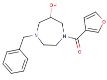 1-benzyl-4-(3-furoyl)-1,4-diazepan-6-ol