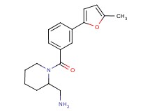 ({1-[3-(5-methyl-2-furyl)benzoyl]-2-piperidinyl}methyl)amine hydrochloride