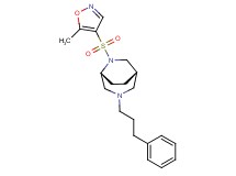 (1S*,5R*)-6-[(5-methylisoxazol-4-yl)sulfonyl]-3-(3-phenylpropyl)-3,6-diazabicyclo[3.2.2]nonane
