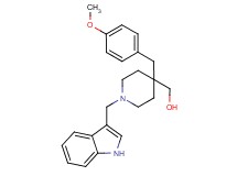 [1-(1H-indol-3-ylmethyl)-4-(4-methoxybenzyl)-4-piperidinyl]methanol
