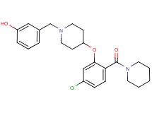 3-({4-[5-chloro-2-(1-piperidinylcarbonyl)phenoxy]-1-piperidinyl}methyl)phenol