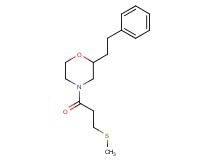 4-[3-(methylthio)propanoyl]-2-(2-phenylethyl)morpholine