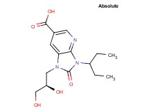1-[(2R)-2,3-dihydroxypropyl]-3-(1-ethylpropyl)-2-oxo-2,3-dihydro-1H-imidazo[4,5-b]pyridine-6-carboxylic acid