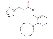 N-{[2-(1-azocanyl)-3-pyridinyl]methyl}-N'-(2-furylmethyl)urea