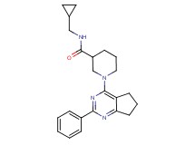 N-(cyclopropylmethyl)-1-(2-phenyl-6,7-dihydro-5H-cyclopenta[d]pyrimidin-4-yl)-3-piperidinecarboxamide