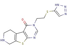 3-[2-(1H-1,2,3-triazol-5-ylthio)ethyl]-5,6,7,8-tetrahydropyrido[4',3':4,5]thieno[2,3-d]pyrimidin-4(3H)-one hydrochloride