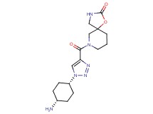 7-{[1-(cis-4-aminocyclohexyl)-1H-1,2,3-triazol-4-yl]carbonyl}-1-oxa-3,7-diazaspiro[4.5]decan-2-one