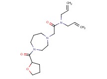 N,N-diallyl-2-[4-(tetrahydrofuran-2-ylcarbonyl)-1,4-diazepan-1-yl]acetamide