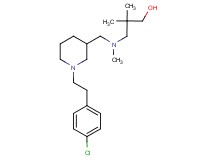 3-[({1-[2-(4-chlorophenyl)ethyl]-3-piperidinyl}methyl)(methyl)amino]-2,2-dimethyl-1-propanol