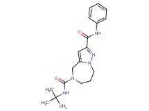 N~5~-(tert-butyl)-N~2~-phenyl-7,8-dihydro-4H-pyrazolo[1,5-a][1,4]diazepine-2,5(6H)-dicarboxamide