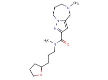 N,5-dimethyl-N-[3-(tetrahydrofuran-2-yl)propyl]-5,6,7,8-tetrahydro-4H-pyrazolo[1,5-a][1,4]diazepine-2-carboxamide