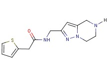 N-(4,5,6,7-tetrahydropyrazolo[1,5-a]pyrazin-2-ylmethyl)-2-(2-thienyl)acetamide hydrochloride