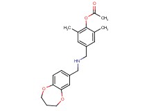 4-{[(3,4-dihydro-2H-1,5-benzodioxepin-7-ylmethyl)amino]methyl}-2,6-dimethylphenyl acetate