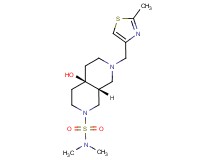 (4aR*,8aR*)-4a-hydroxy-N,N-dimethyl-7-[(2-methyl-1,3-thiazol-4-yl)methyl]octahydro-2,7-naphthyridine-2(1H)-sulfonamide