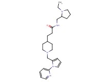N-[(1-ethyl-2-pyrrolidinyl)methyl]-3-(1-{[1-(2-pyridinyl)-1H-pyrrol-2-yl]methyl}-4-piperidinyl)propanamide