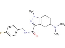 5-(dimethylamino)-N-(4-fluorobenzyl)-1-methyl-4,5,6,7-tetrahydro-1H-indazole-3-carboxamide