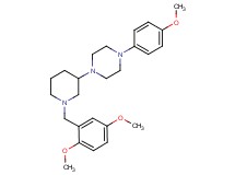 1-[1-(2,5-dimethoxybenzyl)-3-piperidinyl]-4-(4-methoxyphenyl)piperazine