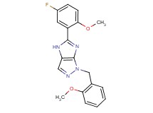 5-(5-fluoro-2-methoxyphenyl)-1-(2-methoxybenzyl)-1,4-dihydroimidazo[4,5-c]pyrazole